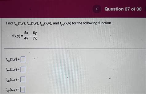 Solved Find ∂y∂z If Z 4x 3y 5 ∂y∂z Find