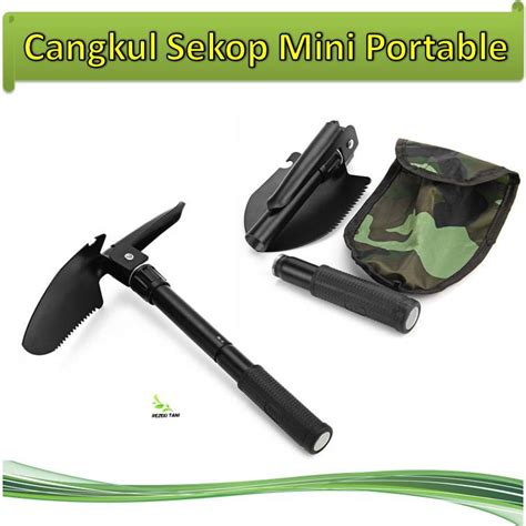 Jual Sekop Pacul Cangkul Mini Portable Lipat Untuk Berkebun Shopee