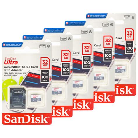 Sandisk Ultra Micro Sd Gb Uhs I Class Card With Adapter Mb S