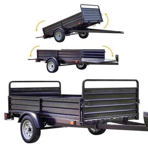 Dk2 5ft X 7ft Multi Purpose Utility Trailer Kits Black Powder Coated Mmt5x7