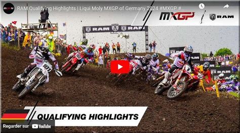 MOTOCROSS Allemagne Teutschenthal les résumés vidéo et les