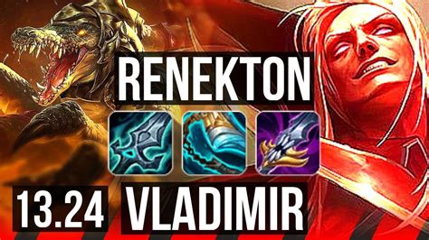 Renekton Vs Vlad Top 1600 Games 6 Solo Kills 14 3 7 Godlike