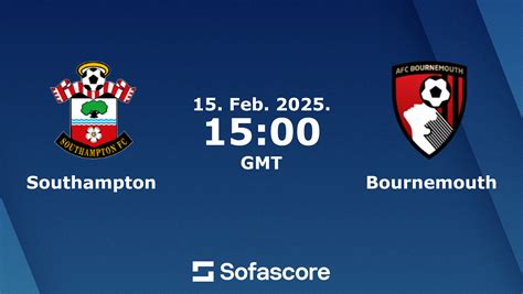 Southampton Vs Bournemouth Live Score H2H And Lineups Sofascore