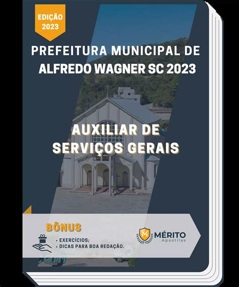 Apostila Auxiliar De Servi Os Gerais Prefeitura De Alfredo Wagner Sc