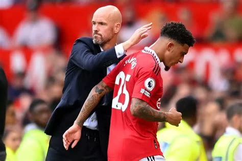 Erik Ten Hag Had Previously Warned Jadon Sancho Of Drop Off At Manchester United Isaac Johnson