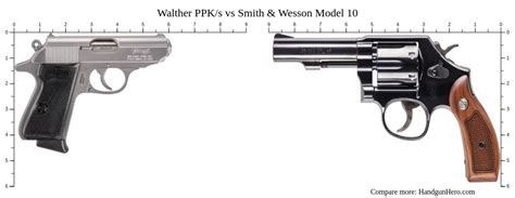 Walther PPK S Vs Smith Wesson Model 10 Size Comparison Handgun Hero