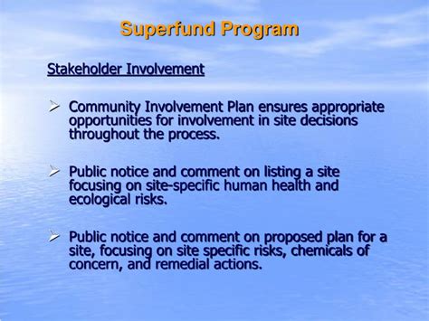 PPT - EPA PROGRAMS & SUPERFUND OVERVIEW PowerPoint Presentation - ID:6893641