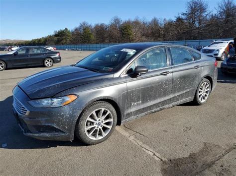 2017 Ford Fusion Se Hybrid For Sale Ny Long Island Wed Feb 28 2024 Used And Repairable