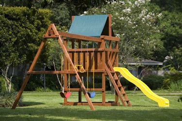 How To Build Endeavor DIY Wood Fort / Swing Set Plans | Swing set plans ...