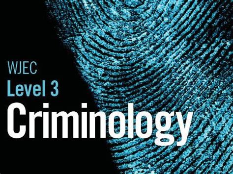 Wjec Criminology Unit 1 Ac11 Analyse Different Types Of Crime