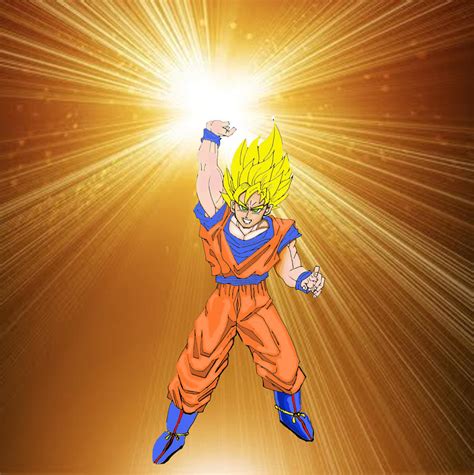 Goku's Spirit Bomb Version 1 by Daddygoku615 on DeviantArt