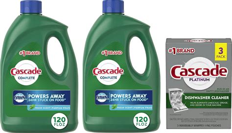 Cascade Complete Gel Dishwasher Detergent Fresh Scent 45 Oz Health And Household