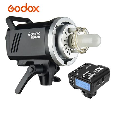 Godox Ms200 Studio Flash Strobe Light X2t F Ttl Wireless Flash Trigger