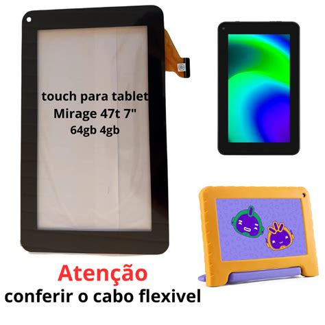 Tela Vidro Touch Frontal Para Tablet Multilaser Mirage G G Ram