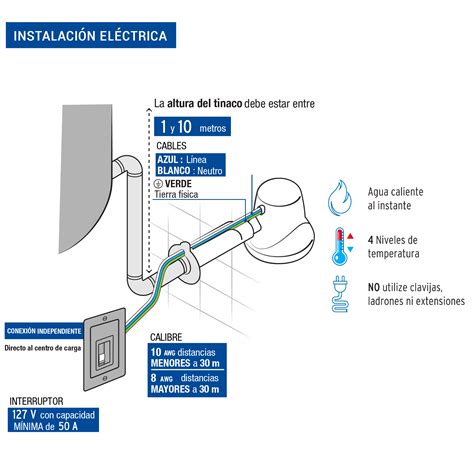 40239 REGEL 6A TRUPER Regadera eléctrica 4 temperaturas 16 5cm