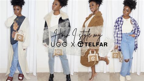 How I Style My Ugg X Telfar Bag Style With Me Telfar Lookbook Youtube