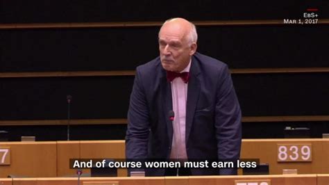 Women Less Intelligent Than Men Polish Politician Janusz Korwin