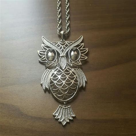 Vintage Owl Necklace Vintage Owl Owl Necklace Necklace