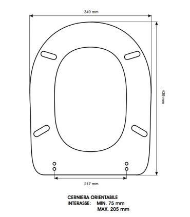 Abattant Wc Flaminia Relax Monobloc Et Suspendu