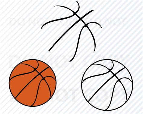 Basketball SVG Files For Cricut Basketball Vector Images Etsy