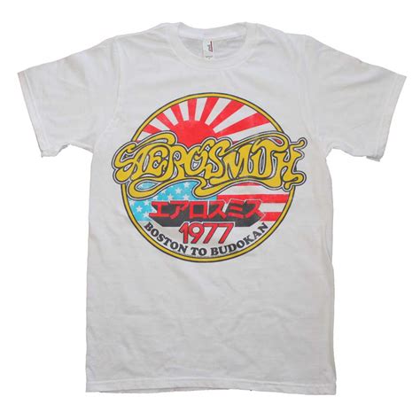 Aerosmith T Shirt Aerosmith Boston To Budokan Vintage Inspired Slim