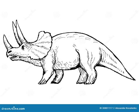 Triceratops Royalty Free Stock Photography - Image: 30801117