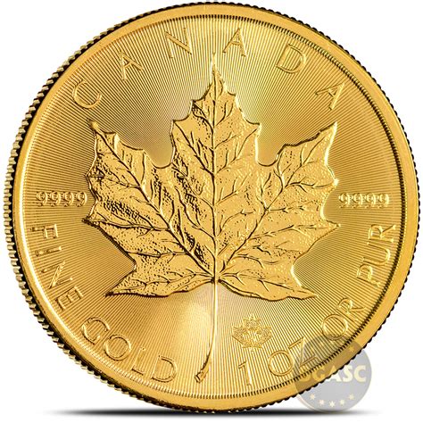 2021 1 oz Canadian Gold Maple Leaf Coin (BU) l BGASC™