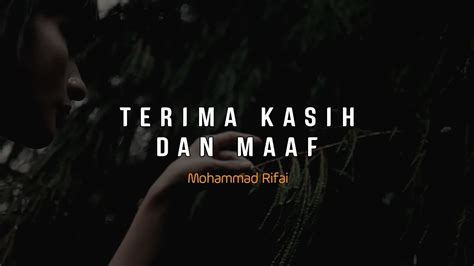 Puisi Cinta Terima Kasih Dan Maaf Musikalisasi Baper Menyayat Hati