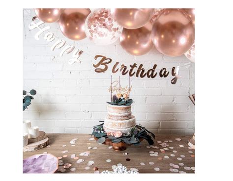 Blush Balloon Rose Gold Confetti Balloon Rose Gold Balloon Etsy