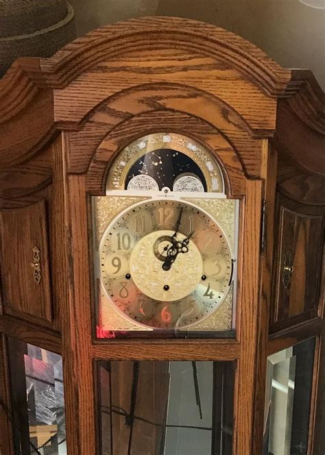 Howard Miller Grandfather Clock And Curio Cabinet Etsy