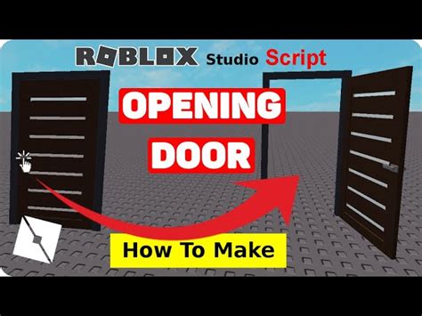 How To Make A Working Door In Roblox Studio