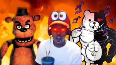 Rise And Shine Ursine Monokuma Vs Freddy Fazbear Vgrb Reaction Youtube