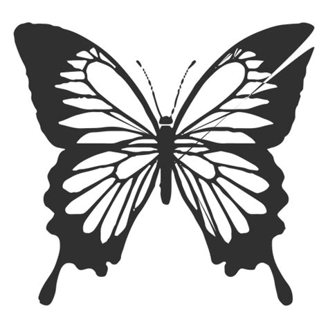 Diseño Png Y Svg De Papilio Ulises Silueta Mariposa Para Camisetas