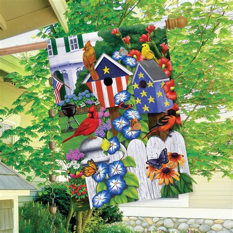 Briarwood Lane American Garden House Flag