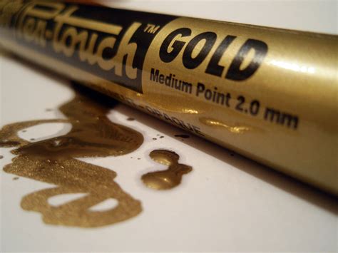 Gold Marker Side Outtake For Macro Mondays Fools Gold Mykl