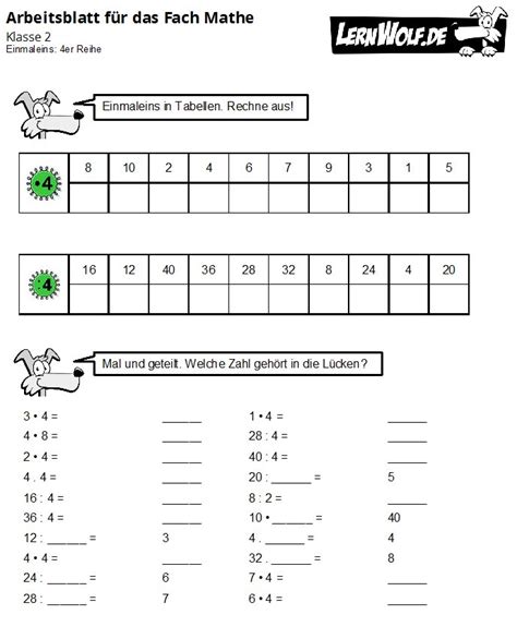 Mathematik 2 Klasse Arbeitsblätter Kostenlos Kinderbilder Download A08