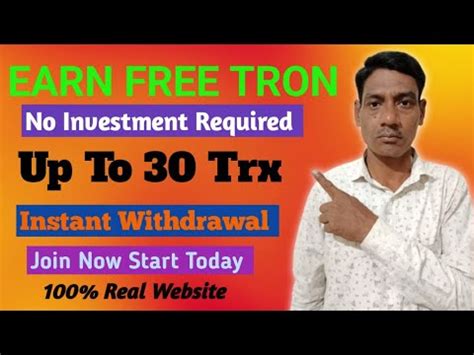 Tron Trx Faucets Earn Unlimited Free Trx Every Hour Without