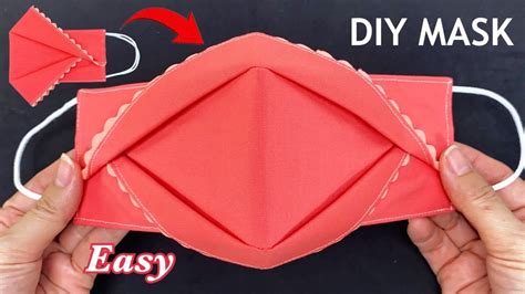 New Style Beautiful 3d Mask Diy Face Mask Easy Pattern Sewing Tutorial Breathable Mask Making