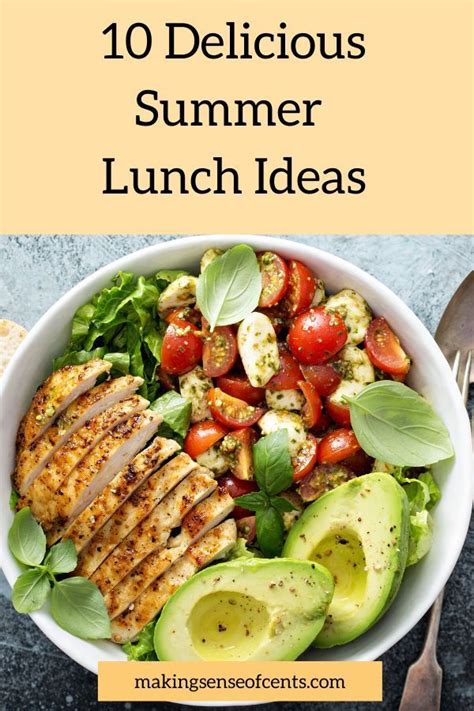 10 Delicious Summer Lunch Ideas Summer Meals You Need To Make Lunch Recipes Healthy Easy