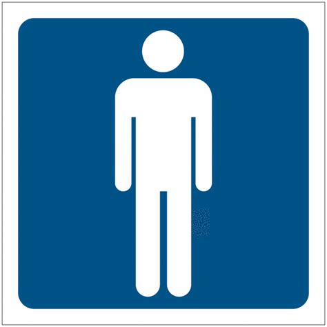 Pictogrammes De Signalisation Toilettes Homme Seton Belgique