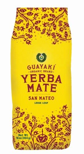 Guayaki Yerba Mate San Mateo Loose Leaf Tea 16 Oz Fred Meyer