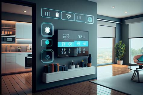 Premium Photo Smart Home Interface With Augmented Realty Of Iot