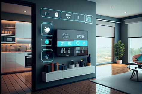 Interface De Casa Inteligente Realidade Aumentada De Design De