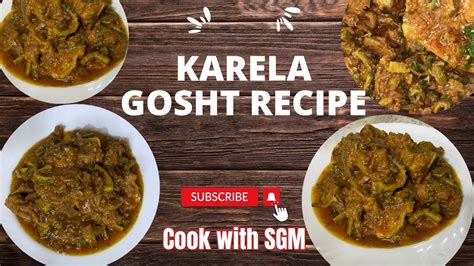 Karela Gosht Recipe How To Make Karela Gosht Bitter Gourd With