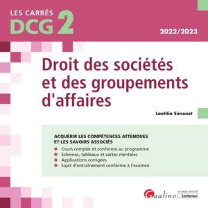 Dcg Droit Des Soci T S Et Des Groupements D Affaires Cours Et