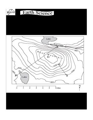 Simple Contour Map Worksheet