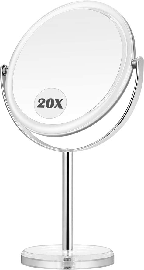 YoHumk Miroir De Maquillage Avec Grossissement 1X 10X Miroir