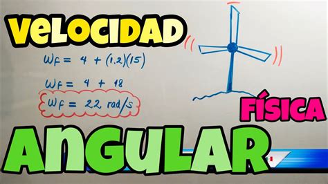 VELOCIDAD ANGULAR Revoluciones Por Minuto RPM Y RADIANES YouTube