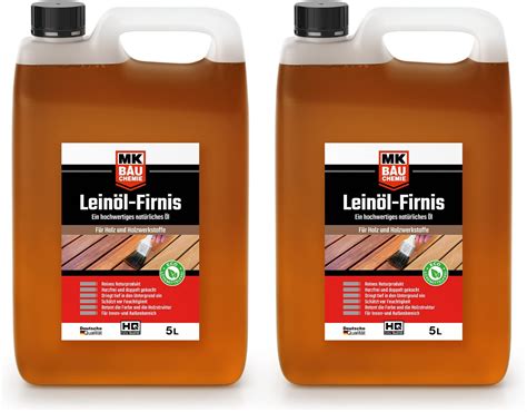 Isolbau Lein L Firnis Liter Lein L F R Holz Holzschutz F R