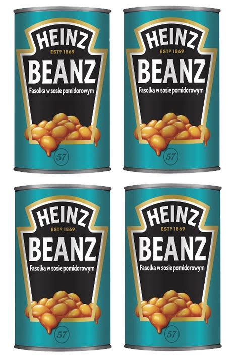 Heinz X Baked Beanz Fasolka W Sosie Pomidorowym Allegro Pl